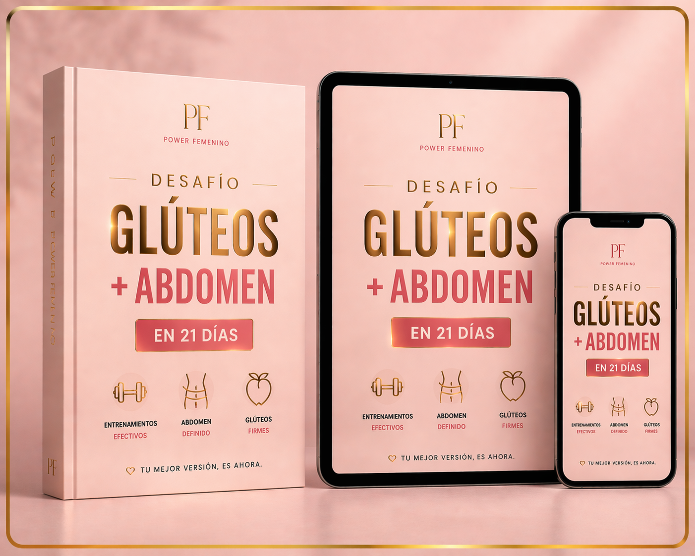 El ÚLTIMO PLAN para TRANSFORMAR tu Cuerpo en 21 Días: Glúteos FIRMES y Abdomen PLANO.  3 BONOS GRATIS